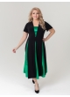 платье Фиеста (чёрный/зелёный)