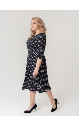 платье Софи (чёрный/горох)