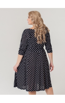 платье Софи (чёрный/горох)