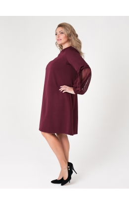 платье Милан2 (бордовый)