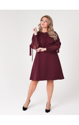 платье Милан2 (бордовый)