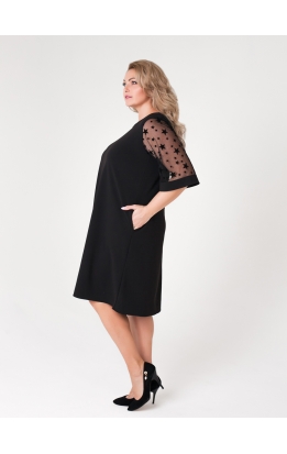 платье Барселона2 (чёрный/звёзды)