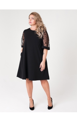 платье Барселона2 (чёрный/звёзды)