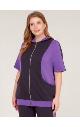 спортивный костюм Дана (серый/фиолет)