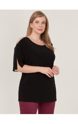туника Клим (черный/лак)