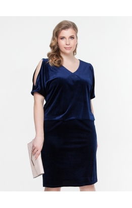 платье Кари (темно-синий)