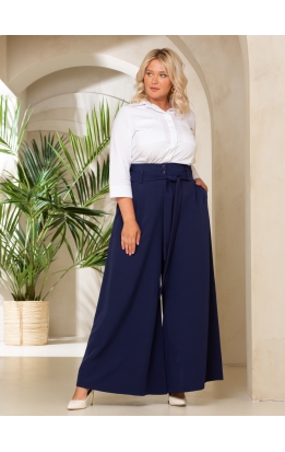 брюки Палаццо (темно-синий)
