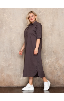 платье Альба (коричневый)