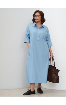 платье Альба Джинс (голубой джинс)