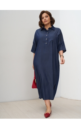 платье Альба Джинс (синий)