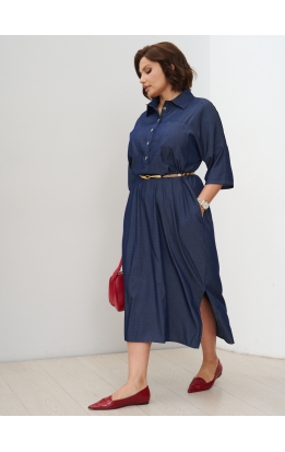 платье Альба Джинс (синий)