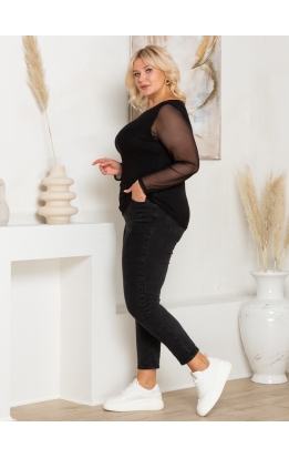 Водолазка Лодочка (черный)