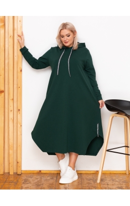 платье Калифорния (темно-зеленый)