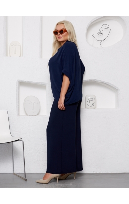 блуза Карди (темно-синий)