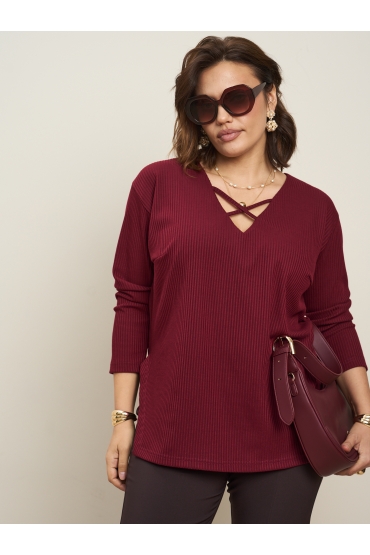 туника Эйлин (бордовый)