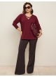 туника Эйлин (бордовый)