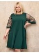 платье Барселона2 (зеленый/горох)