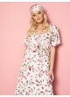платье Галина Лайт (белый/цветы)