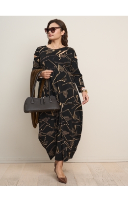 платье Румба (черный/белый)