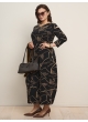 платье Румба (черный/белый)
