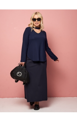 туника Чокер (темно-синий)