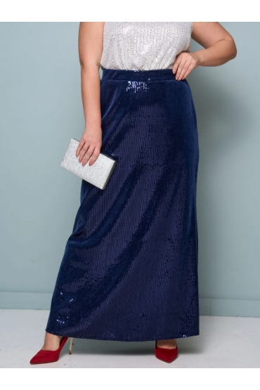 юбка БлескМакси (темно-синий)