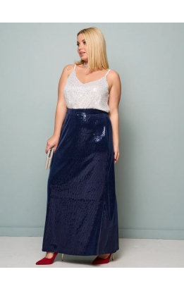 юбка БлескМакси (темно-синий)