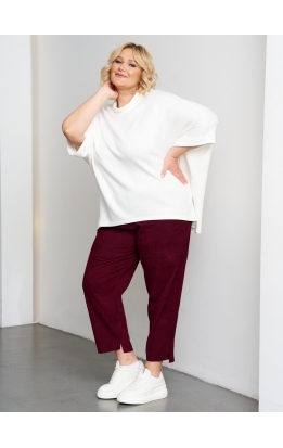 брюки Кира (бордовый)