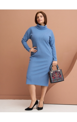 платье Бачини (светлый джинс)