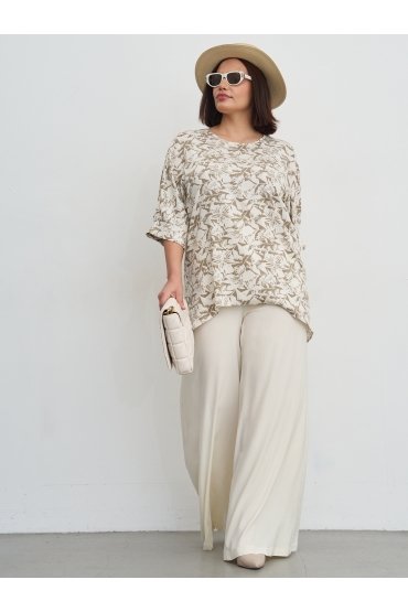 костюм Джанго (беж/принт лист) костюм Джанго (беж/принт лист)