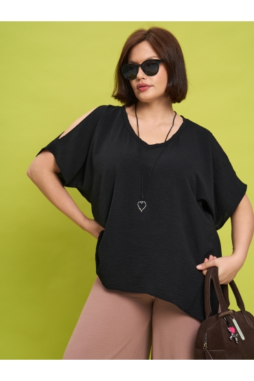 блуза Айрис (черный)