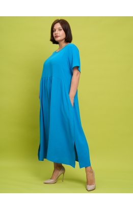 Платье Сити Моно (ярко-синий)