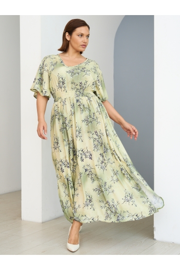 платье Лара (зеленые ветки)