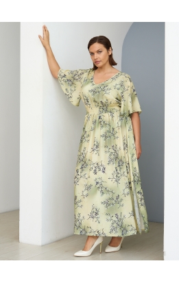 платье Лара (зеленые ветки)