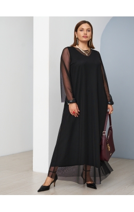 платье Сетка (черный)