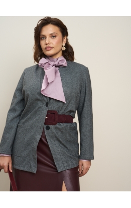 жакет Мекс (темно-серый/ёлка)