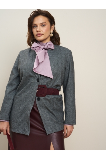 жакет Мекс (темно-серый/ёлка) жакет Мекс (темно-серый/ёлка)