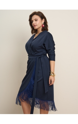 платье Одри (темно-синий)