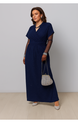 платье Арфа (темно-синий)