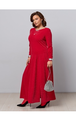 платье Кристал (красный)