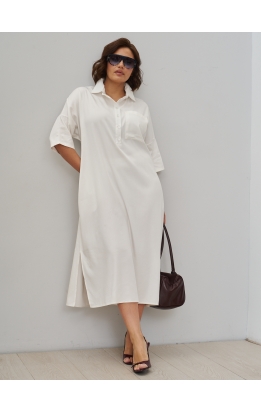 платье Альба Джинс (белый)