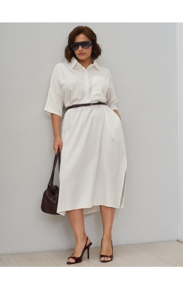 платье Альба Джинс (белый)