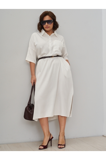 платье Альба Джинс (белый)