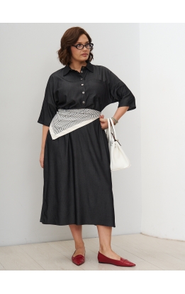 платье Альба Джинс (черный)