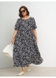 платье Сити Лонг (черные розы)