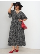 платье Лара (черный/белые пятна) платье Лара (черный/белые пятна)