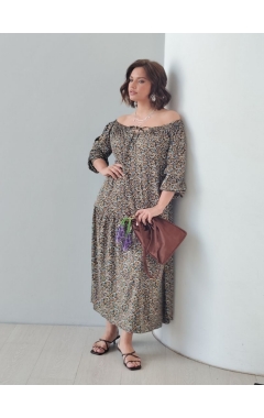 платье Алика (голубой цветок)