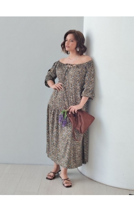 платье Алика (голубой цветок)