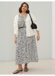 платье Сити Лонг (белый/черн пятна) платье Сити Лонг (белый/черн пятна)