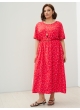 платье Сити Лонг (красн/бел-роз цветы) платье Сити Лонг (красн/бел-роз цветы)